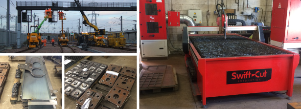 Collis Engineering using their Swift-Cut Pro CNC Plasma Metal Cutting Table