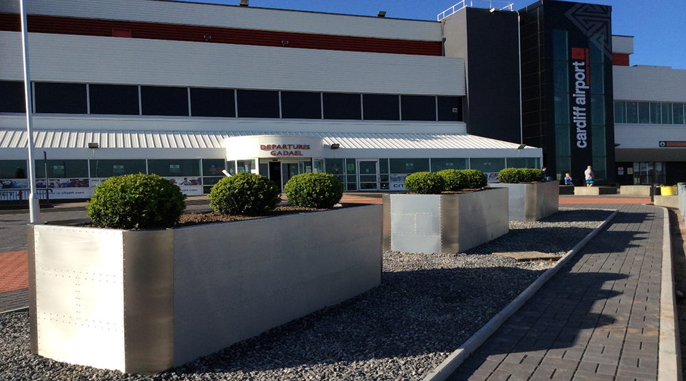 Nigel Ferguson Fabricators, a supplier of bespoke fabrications to the construction and building industry planters