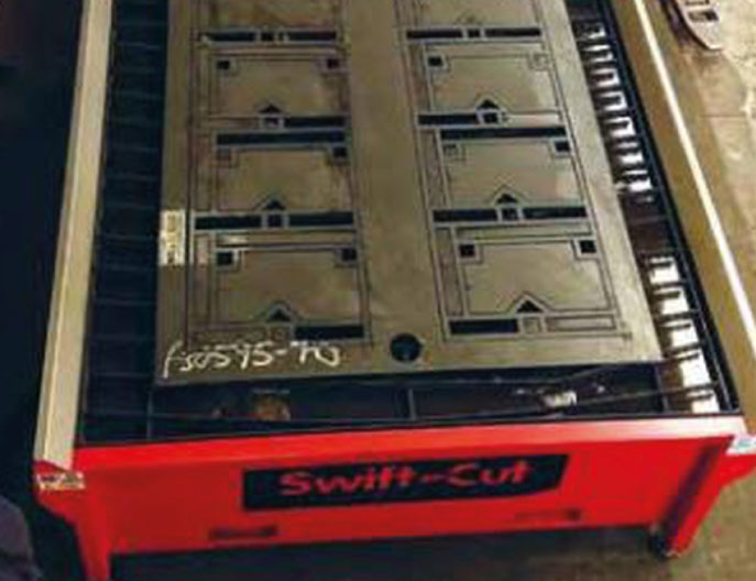 Auckland Sheet Metals Ltd Swift-Cut Pro CNC plasma cutting machine