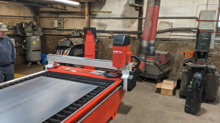 Stiman Steel workshop Swift-Cut Pro CNC plasma cutting table