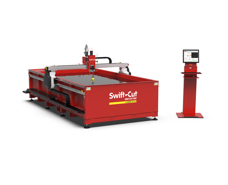 Swift-Cut Swift-Jet Pro Waterjet cutting table and console