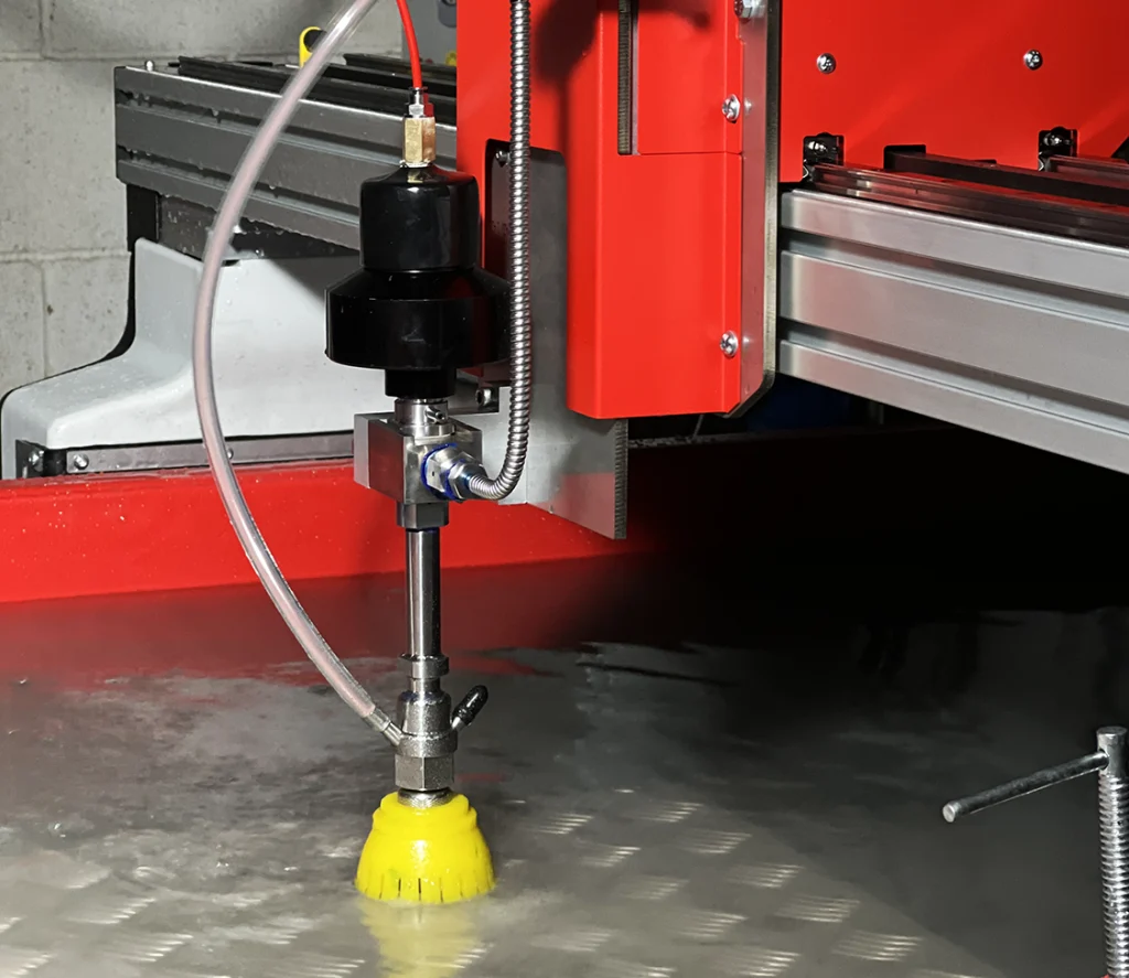 Swift-Jet Pro Waterjet table head shot