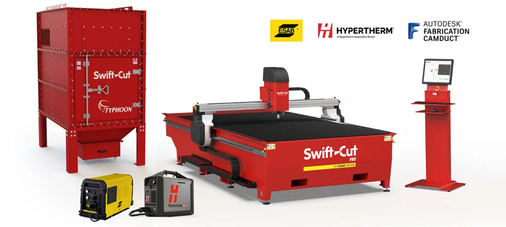 Swift-Cut HVAC Pro CNC plasma cutting table and power sources