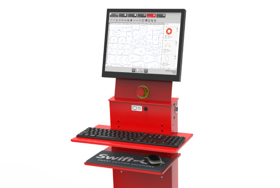 Swift-Cut Pro CNC plasma cutting table console