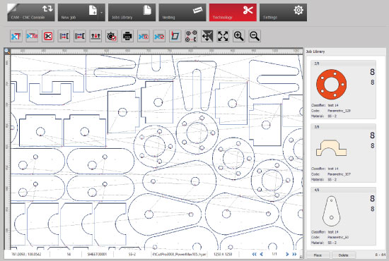 Swift-Cut Pro CNC plasma cutting table software screenshot