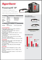 Swift-Cut CNC plasma cutting table power source brochure cover image
