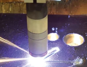 30mm Mild Steel @ 200 Amps O2 Air