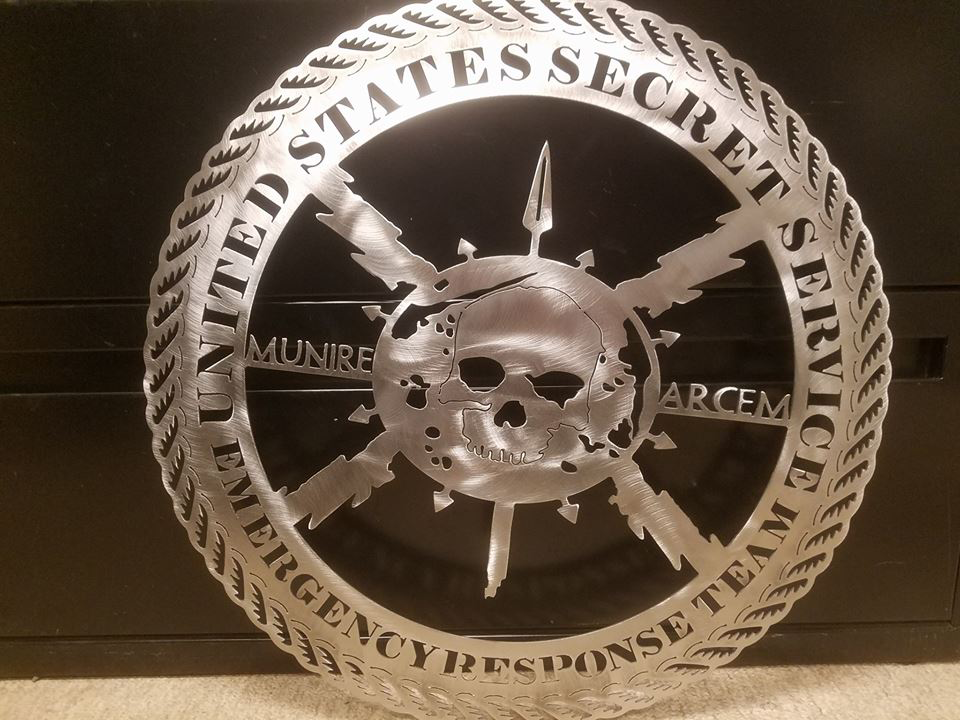 C & S Fabrication cut out metal design of skull using Swift-Cut Pro 510 CNC plasma cutting table