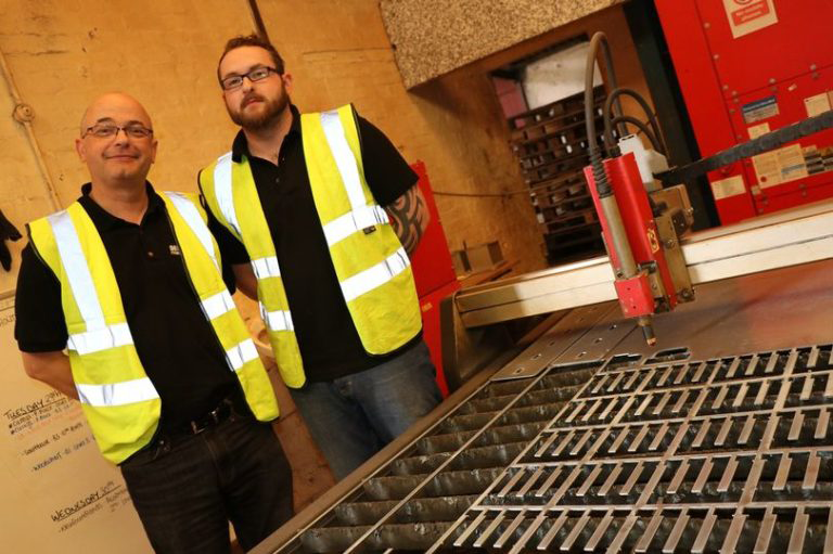 Deck Joint with their Swift-Cut Pro CNC plasma cutting table