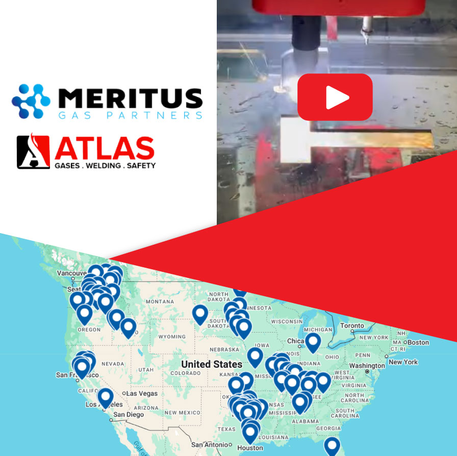 Swift-Cut expands reach with Meritus and Atlas partnership locations shown on US map