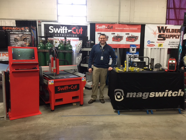 National Farm Machinery Show in Louisville, KY Swift-Cut stand