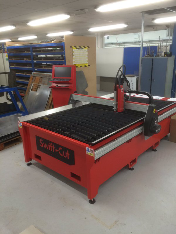 The Maudslay Workshop at Nottingham Trent University with their Swift-Cut Pro CNC plasma metal cutting machine
