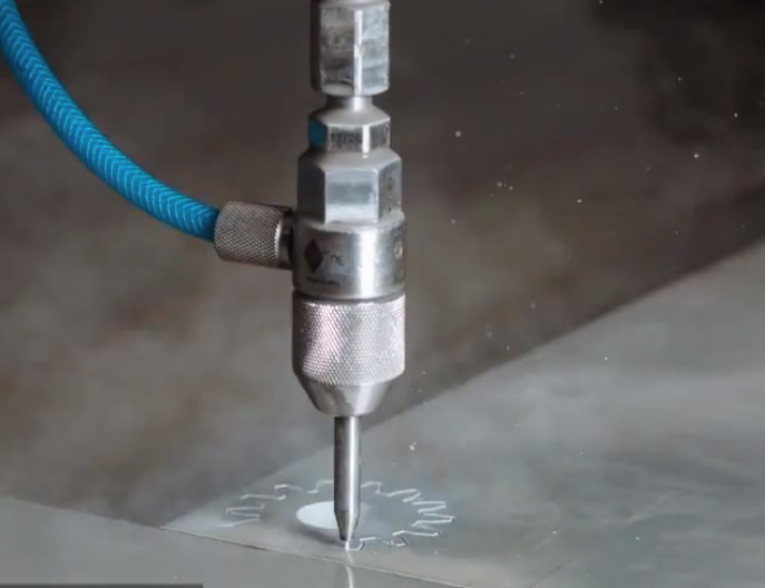 swift-jet cutting 20mm aluminium