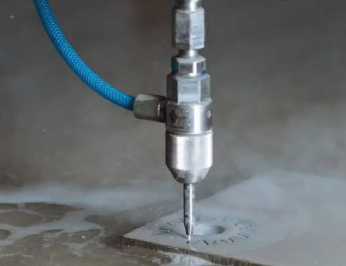 Swift-Jet cutting 20mm Stainless Steel