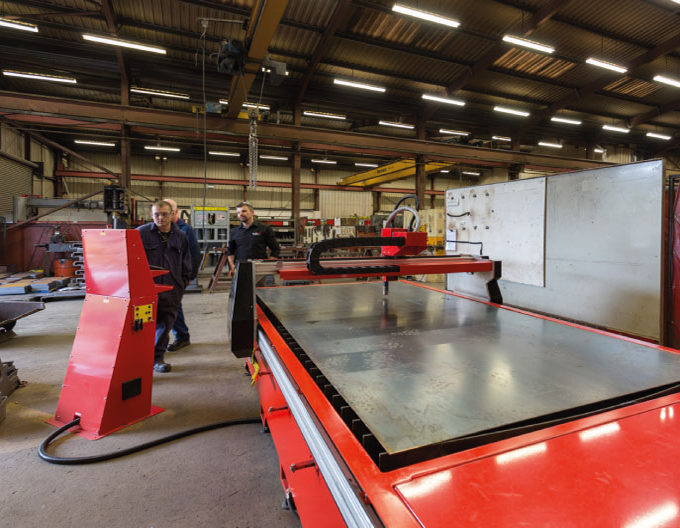 Collis Engineering using their Swift-Cut Pro CNC Plasma Metal Cutting Table