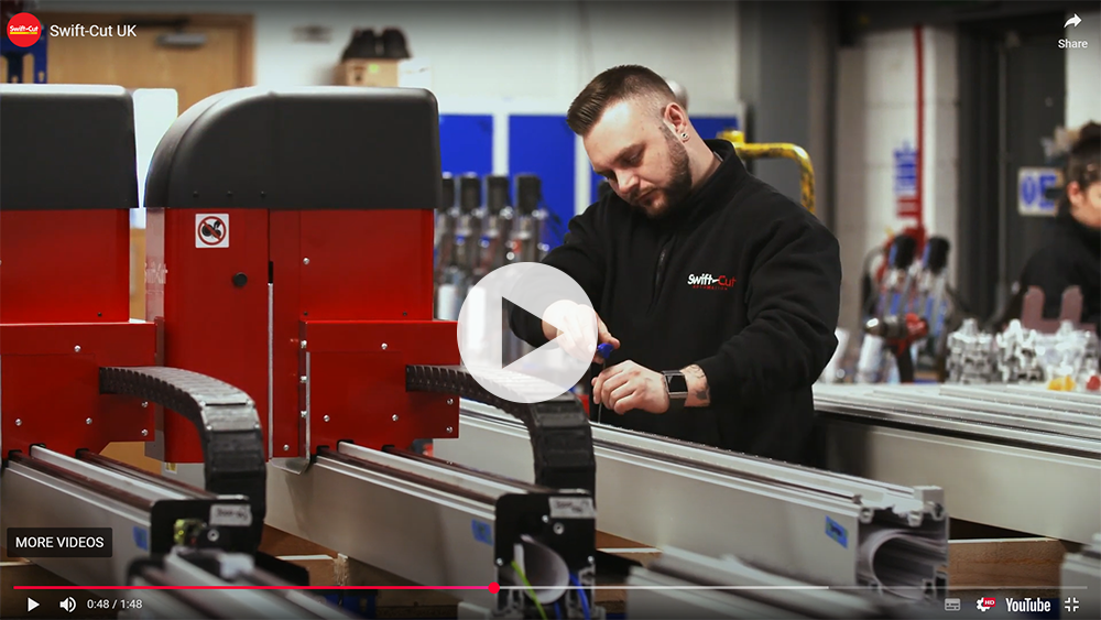 Swift-Cut engineer building a Swift-Cut Pro CNC plasma cutting table - YouTube