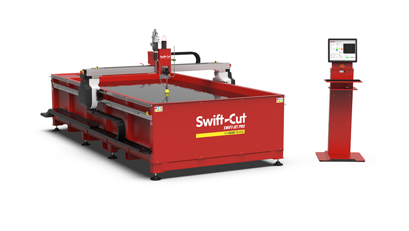 Swift-Jet Pro CNC waterjet cutting table and console