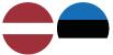 Estonia /Latvia Flag Icon