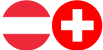 Swiss and Austrian Flag Icons