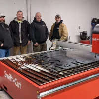 LLIW metal fabrication with their Swift-Cut Pro CNC plasma Cutting Table