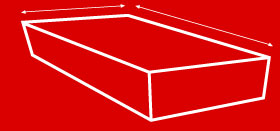 Table size diagram Swift-Cut table selector